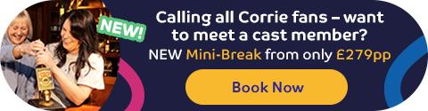 Calling all Corrie fans - want to meet a cast member? New Mini-Break from only £279pp. Book Now